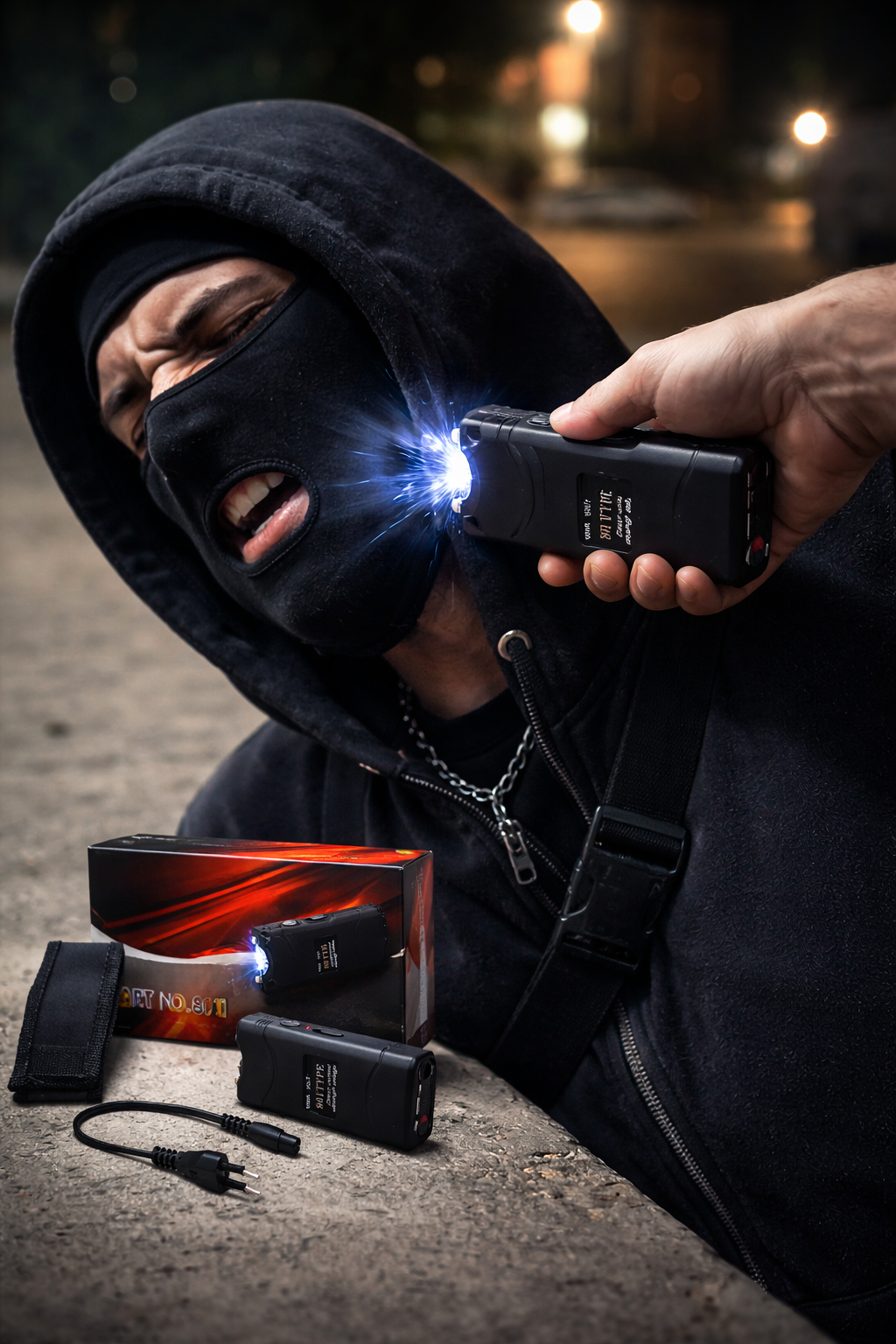 🔥 Product Title (SEO Friendly)  High Power Stun Gun – Rechargeable Self Defense Device | Portable Safety Tool ( আত্মর'ক্ষায় ইলেকট্রিক শ'ক গান)